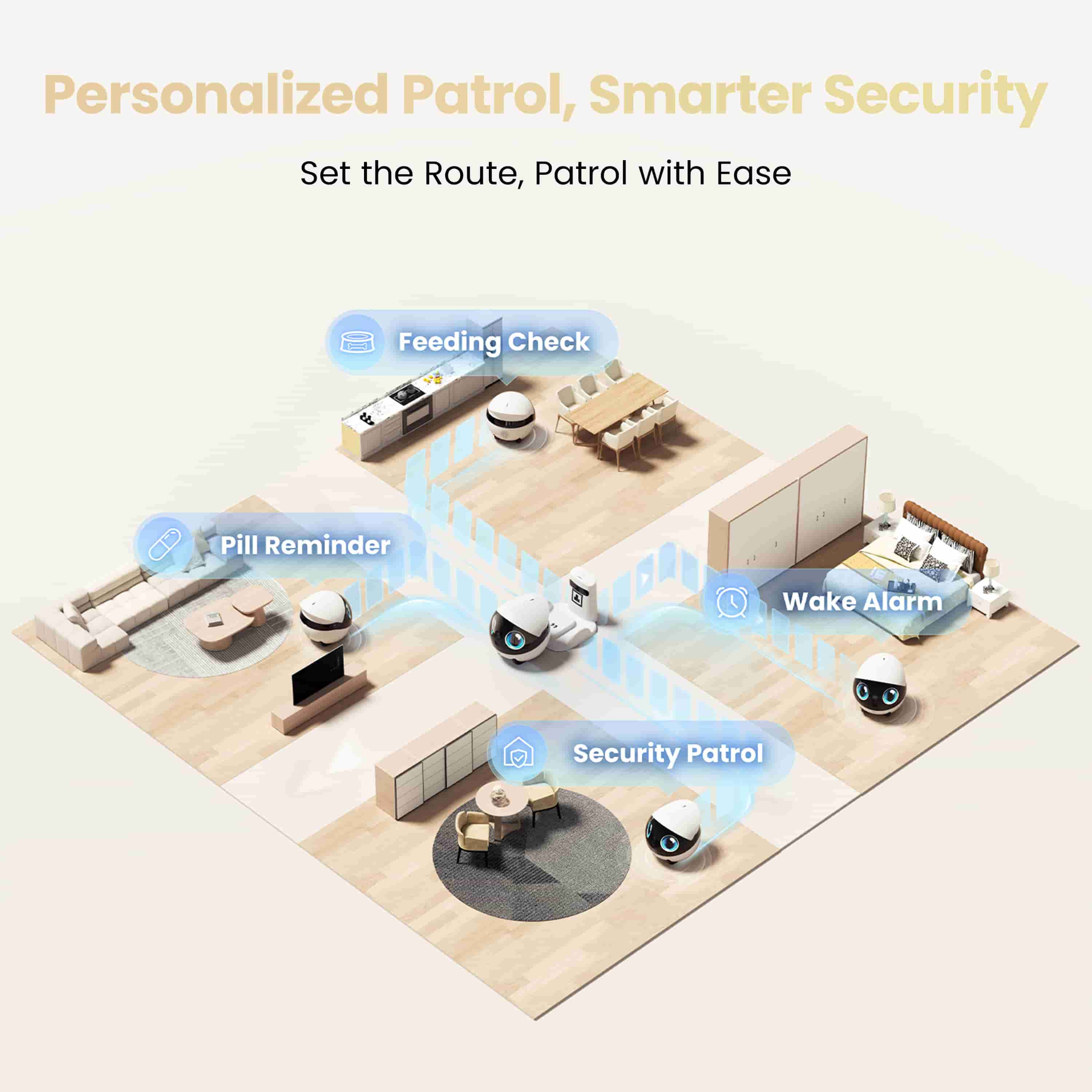 EBO Air 2S FamilyBot for home security